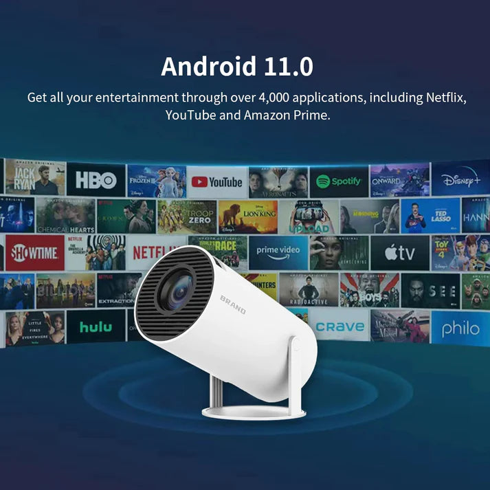 Android 4k Round Projector