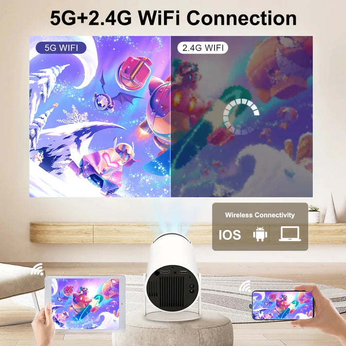 Android 4k Round Projector